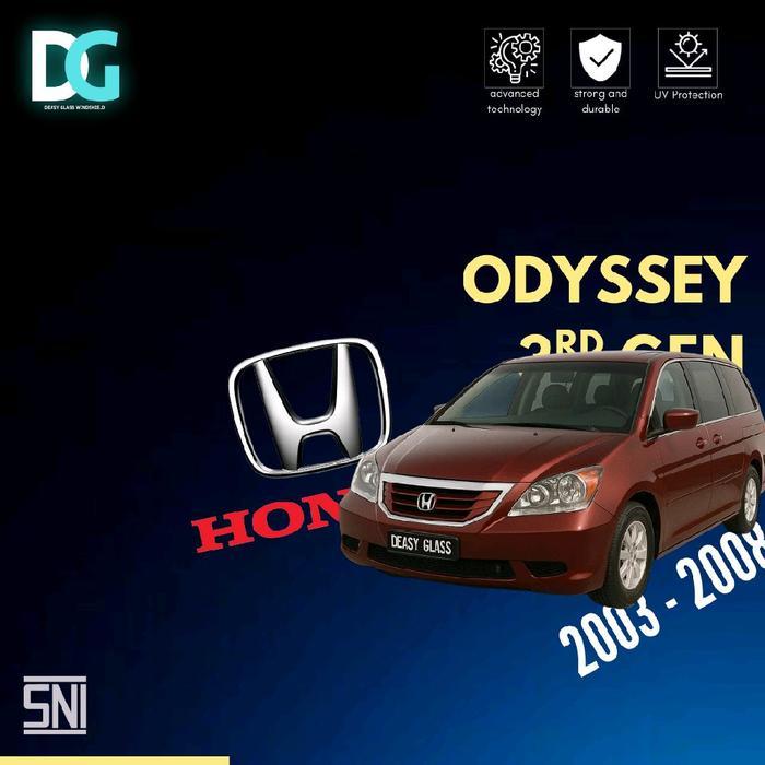 Kaca Depan & Belakang Mobil Honda Odyssey Gen 3 RB1–RB2 2003–2008