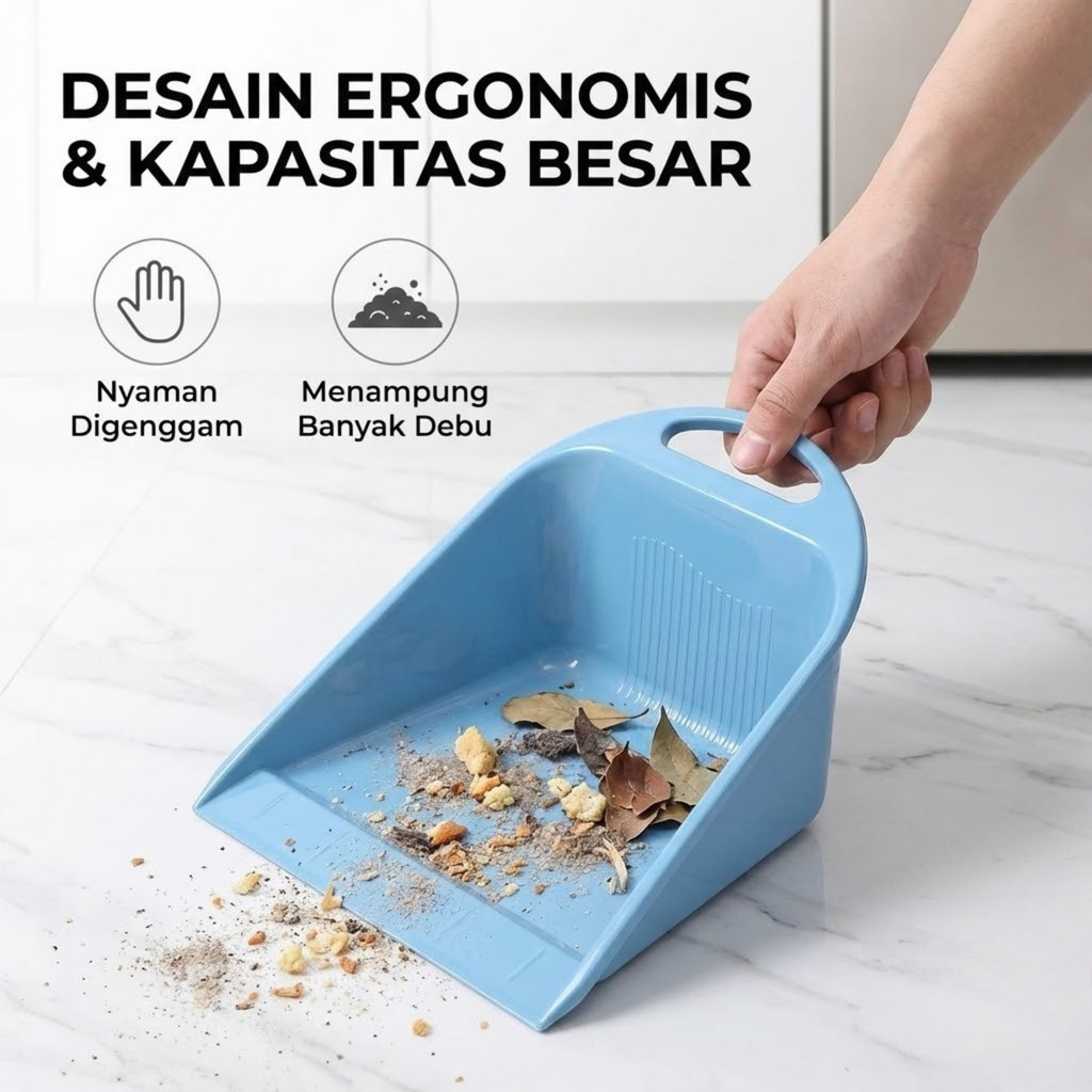 Pengki Sampah Tangan Serbaguna // Serok Pengki Plastik // Pengki Serokan Sampah Plastik
