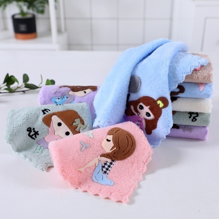 Handuk Olahraga Motif / Handuk Muka Karakter / Handuk Souvenir/ Ukuran Bervariasi Bahan Microfiber /