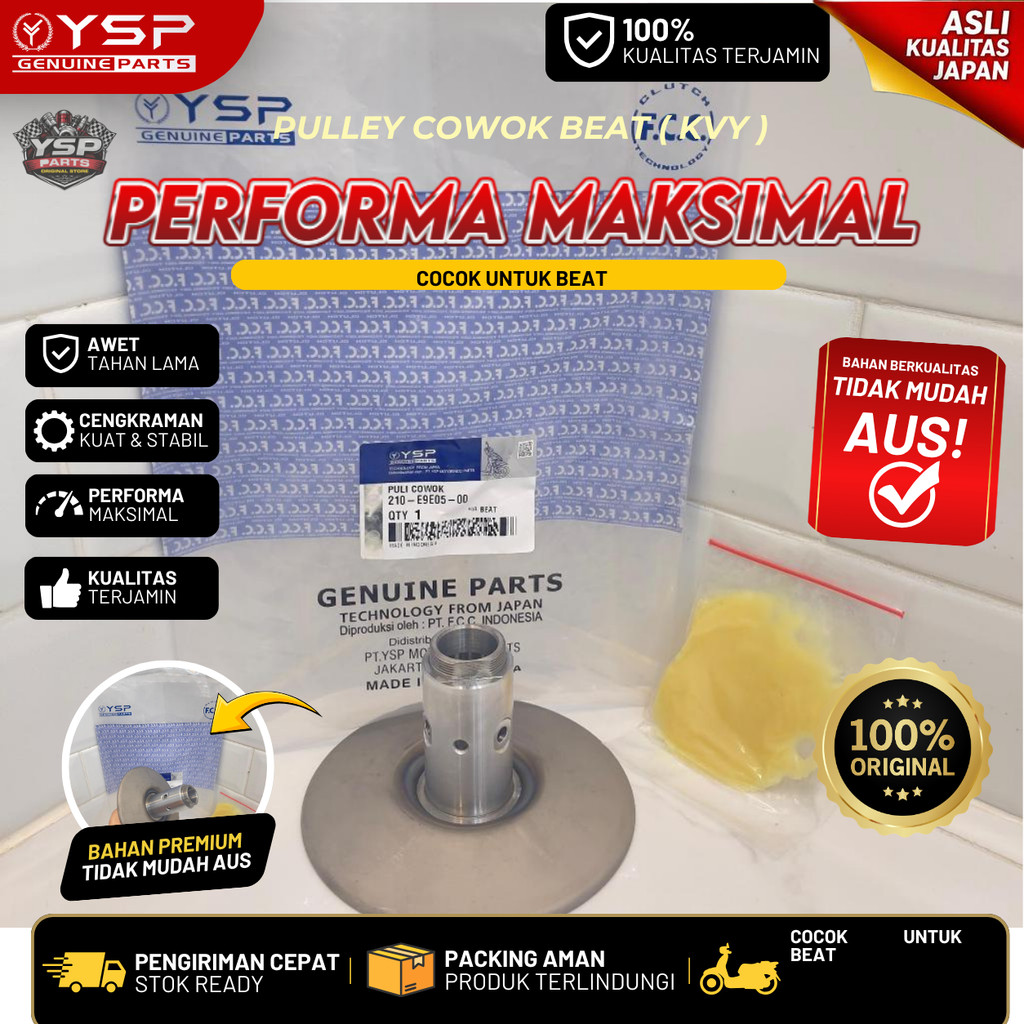 YSP-I1 PULI COWOK (KVY) BEAT ASLI ORIGINAL FCC 100% / PULI / PULLEY FCC / PULLEY BEAT FCC