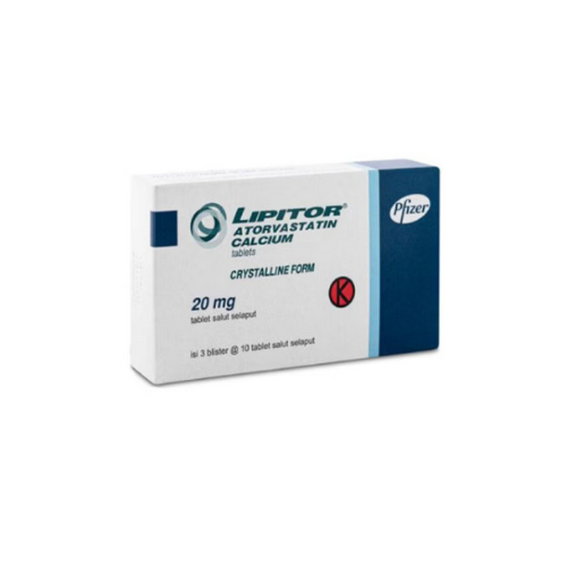 LIPITOR 20 MG 1 BLISTER @ 10 TABLET SALUT SELAPUT