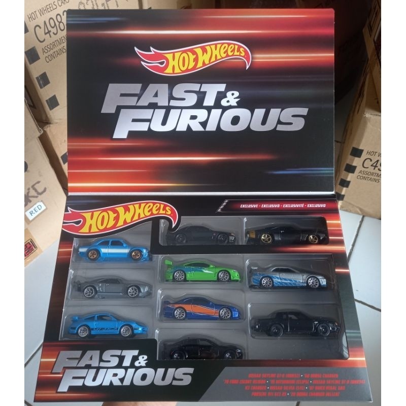Terbaru hotwheels FAST & FURIOUS SET 10