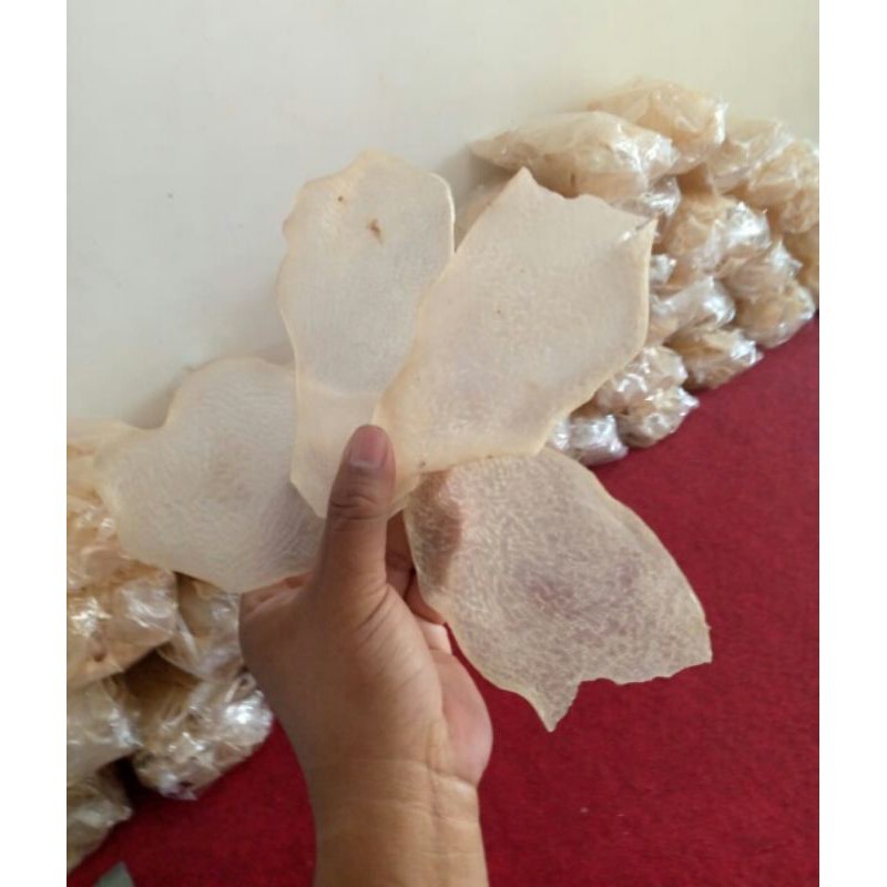 Keripik Gadung Mentah 1Kg | Kerupuk Gadung Tipis Super Renyah