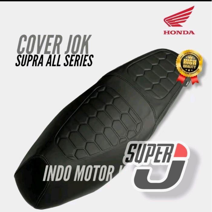Promo Cover Jok Motor SUPRA, Custom Sarang tawon premium. SUPRA X, SUPRA FIT, SUPRA 97, SUPRA X 98, 