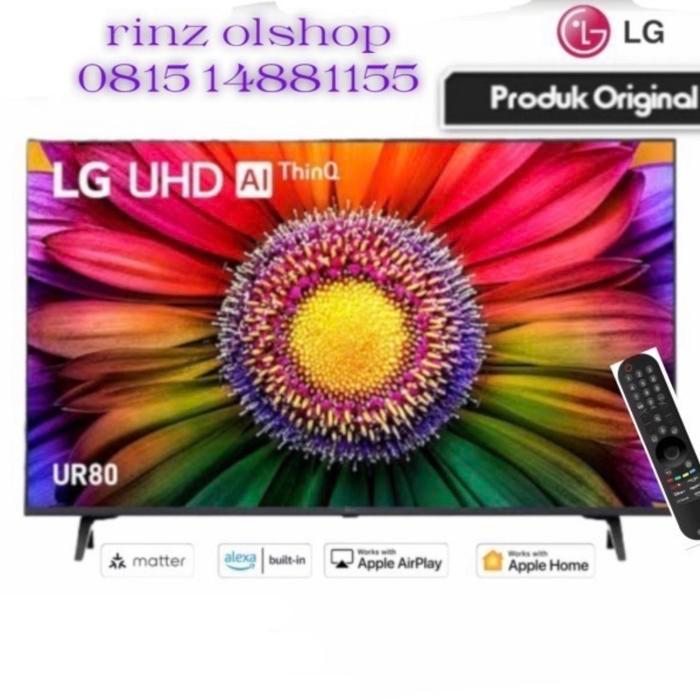 LED TV LG 43UR8050 SMART TV UHD 4K 43UR8050PSB - Tanpa kayu