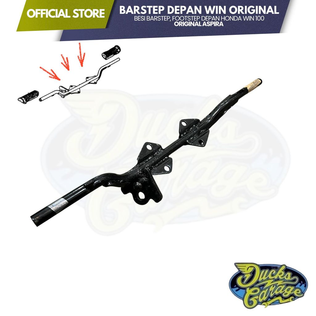 Barstep Besi Step Depan Honda Win Win100 Original