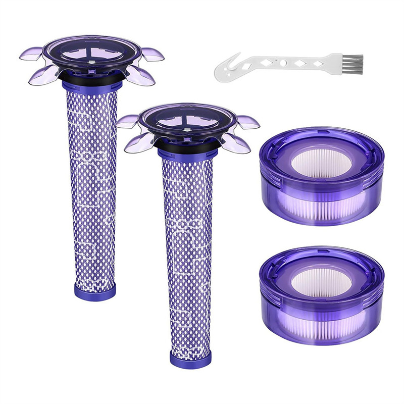 YCOC-Vacuum Filter Replacement Kit For Dyson V8 Cordless Vacuum Cleaner Model SV25, Dyson V8 Focus M