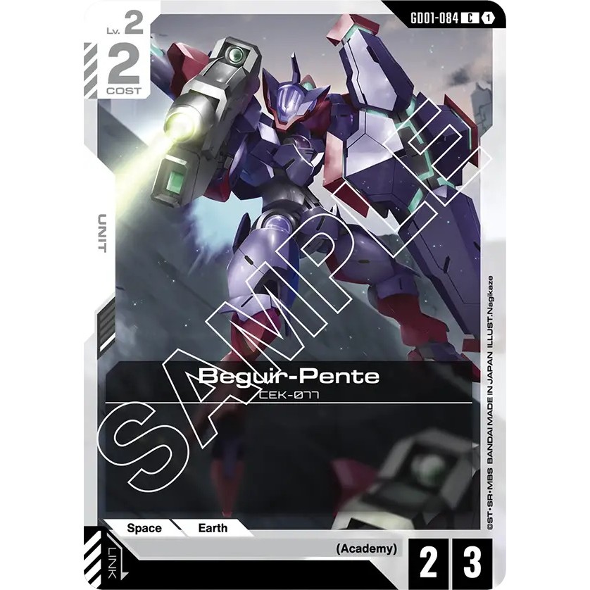 Beguir-Pente GD01-084 C English Bandai Gundam Card Game