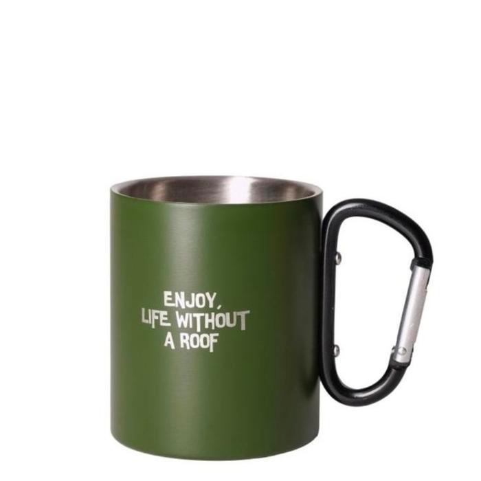 Gelas Eiger Carabiner Mug - Olive