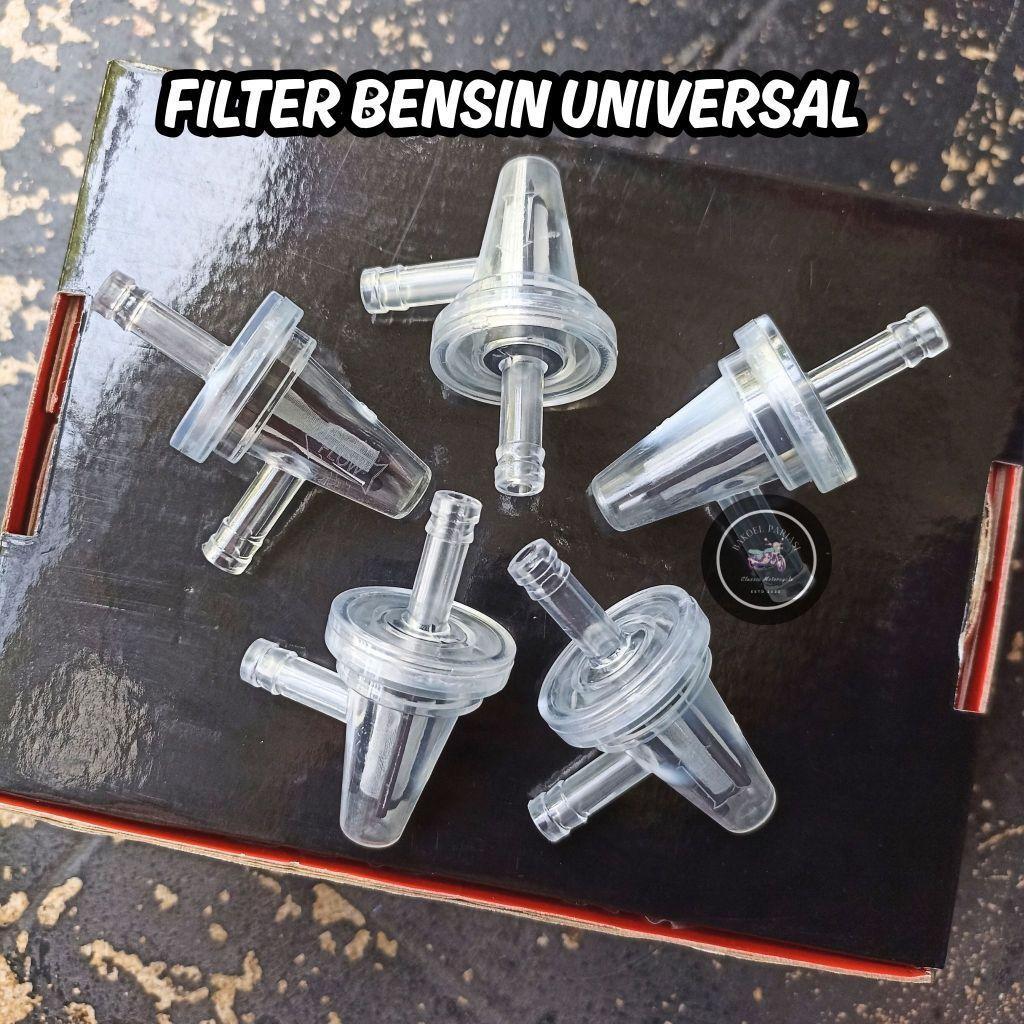 FILTER BENSIN L TRANSPARAN TOYO S UNIVERSAL SEMUA MOTOR CB GL MP TIGER RX KING DLL