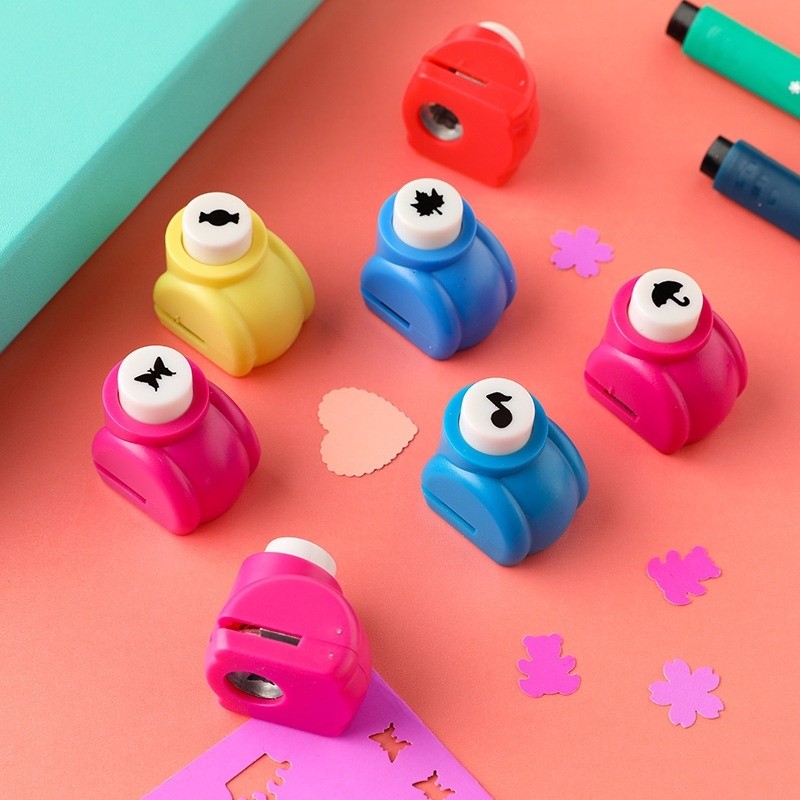 Pembolong Kertas Mini Motif Paper Lucu dan Praktis