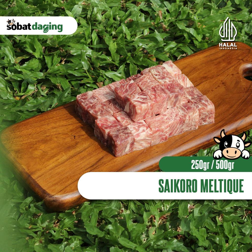 Saikoro Meltique / Korbeq Beef Saikoro Cut / Daging Saikoro Meltique / Saikoro