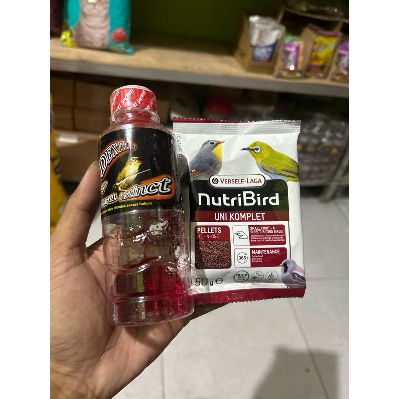 Paket Nutribird 50gr Dan Dextro 87 Original terlaris termurah