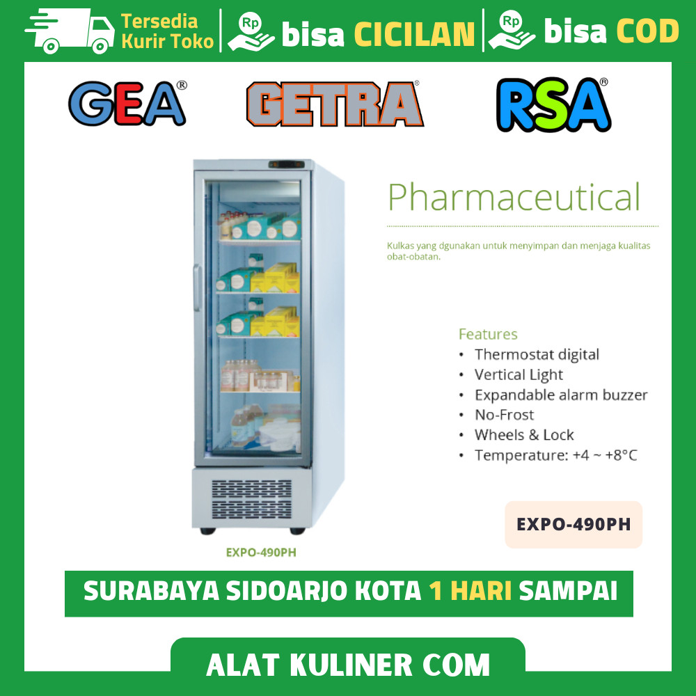GEA EXPO 490PH EXPO-490PH KULKAS OBAT FARMASI