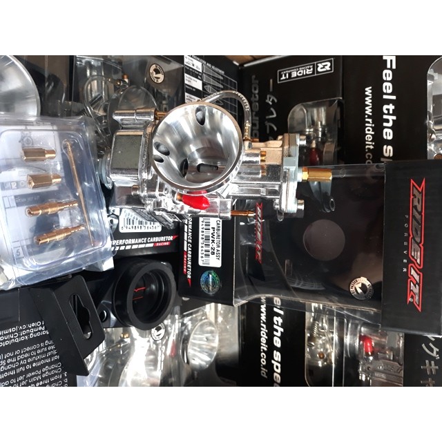 CARBURATOR PWK 28 SILVER KARBURATOR PWK 28 PLUS MANIPOL RIDE IT