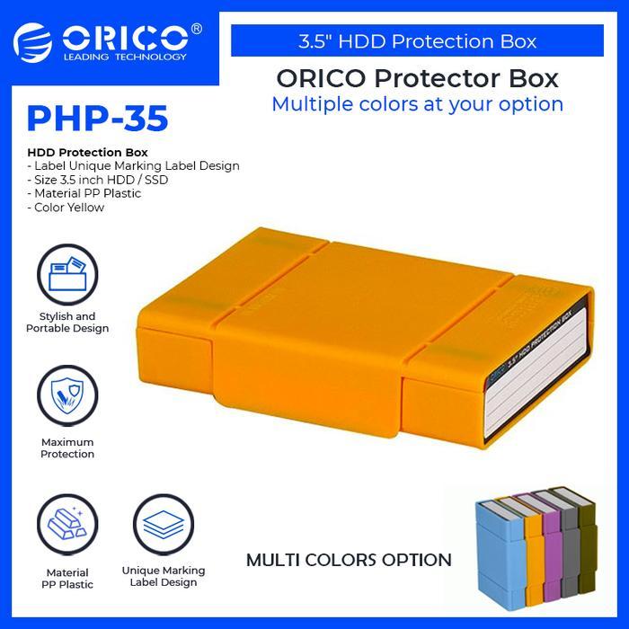 ORICO PHP-35 3.5 HDD Protection Box - YELLOW