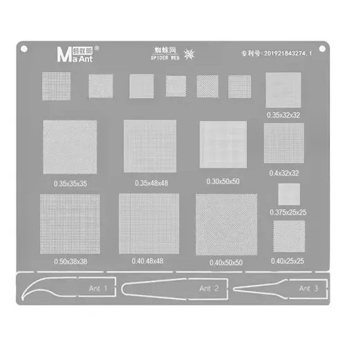PLAT BGA STENCIL UNIVERSAL MAANT MA ANT