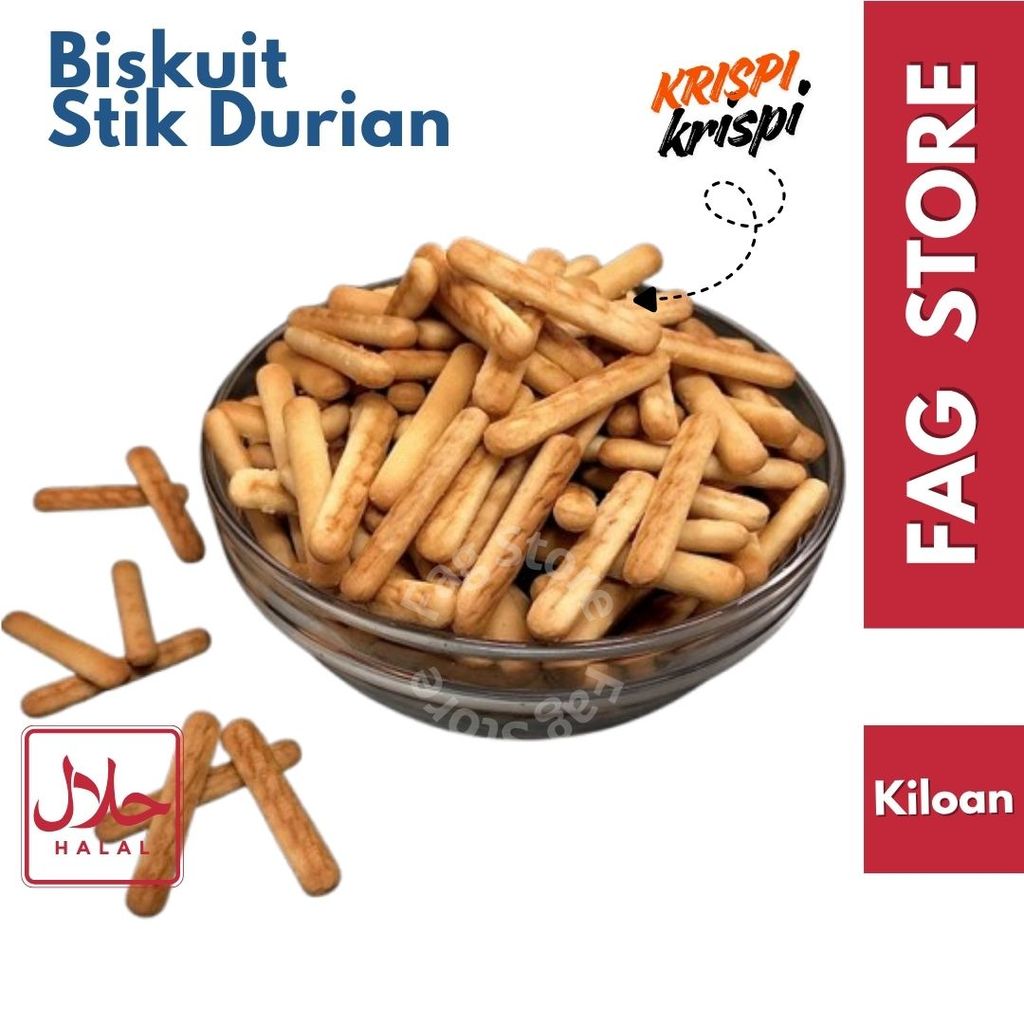 Biskuit Stick Biskuit Stik Rasa Durian Kiloan