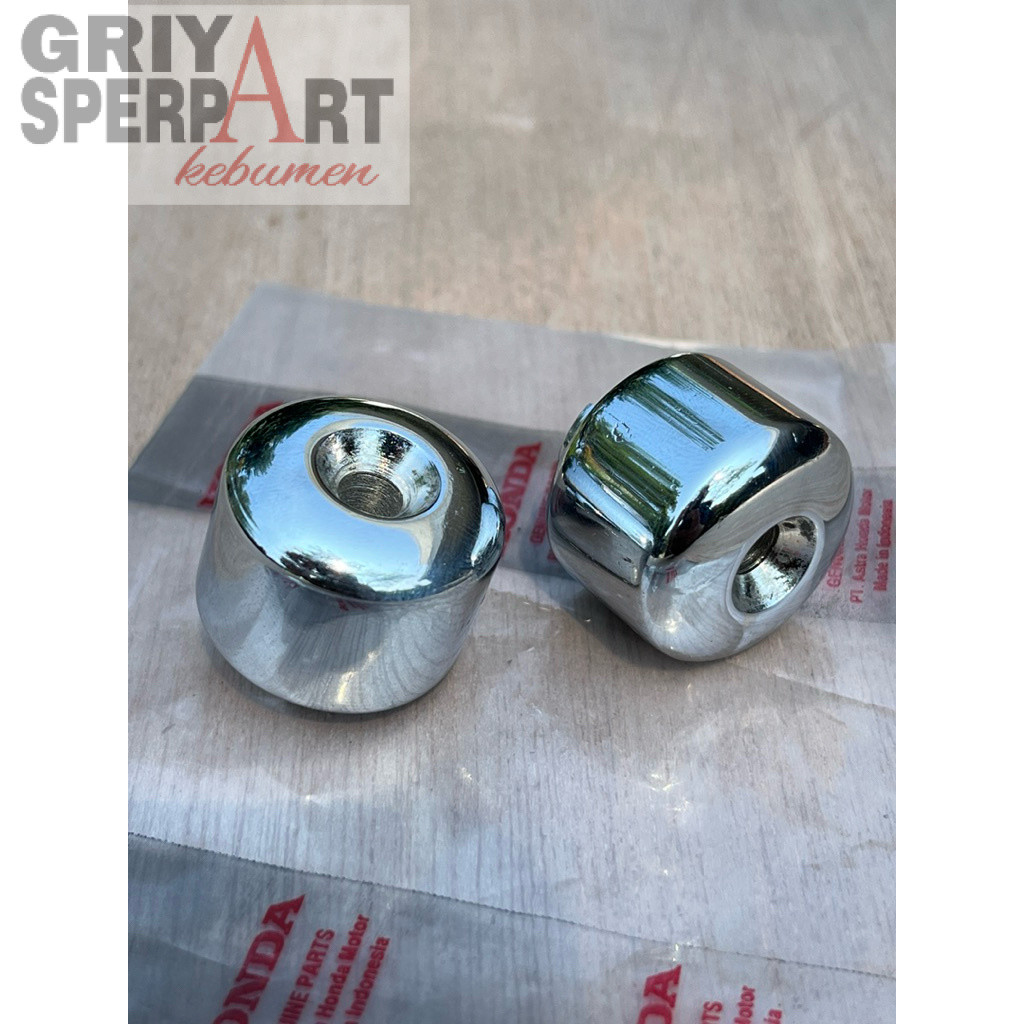 SEPASANG JALU STANG ASLI BESI CROM HONDA GL PRO MEGAPRO PRIMUS GL MAX PRO