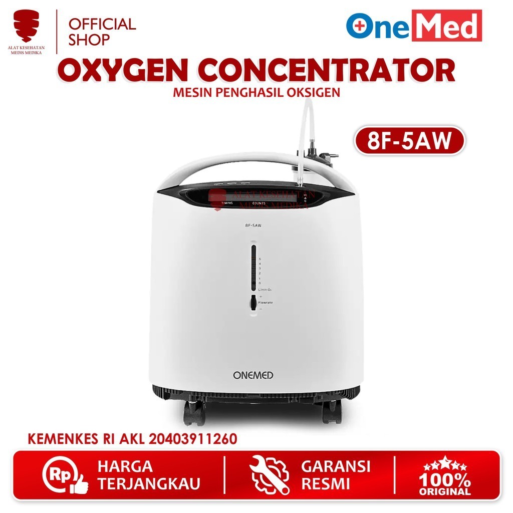 Oxygen Concentrator Onemed Mesin Portable Pembuat Konsentrator Oksigen Medis