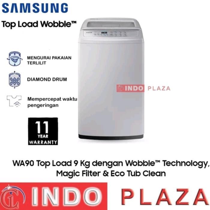 MESIN CUCI SAMSUNG 1 TABUNG 9 Kg WA90H4200 WOBBLE