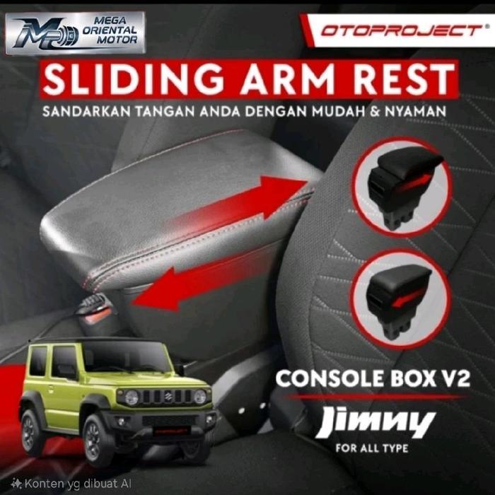 Otoproject - Console Box Armrest Jimny JB74 Konsol Box Tengah Mobil Jimny 3/5 Pintu Plastik ABS Kual