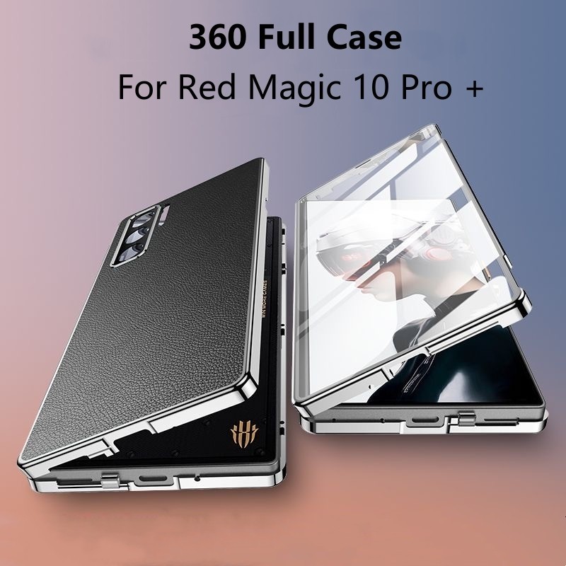 Casing Penuh 360 untuk Red Magic 11 10 9 8 Pro Plus Casing Penutup Kulit Kaca Antigores untuk Nubia 