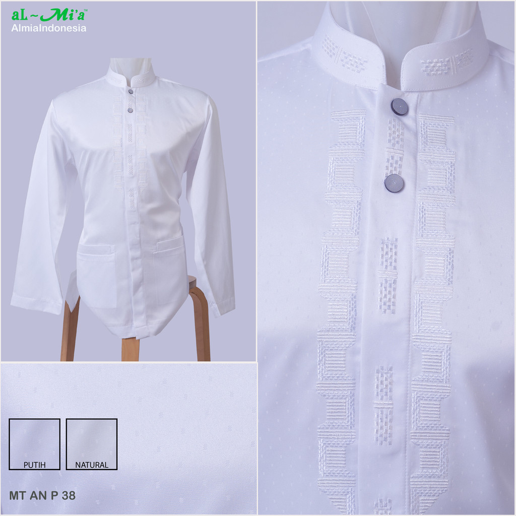 Baju Koko Al-Mia ANP 38 Tangan Panjang PLS