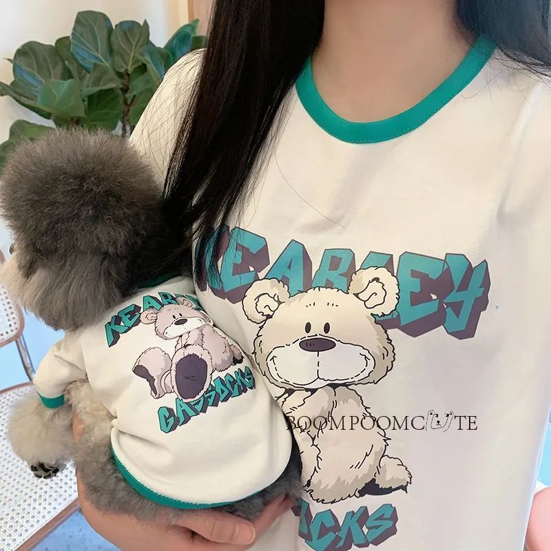 [TamanPet] Baju Anjing dan Kucing Baju Anjing Kecil dan Menengah Kartun Trendi Baju Anjing Corgi