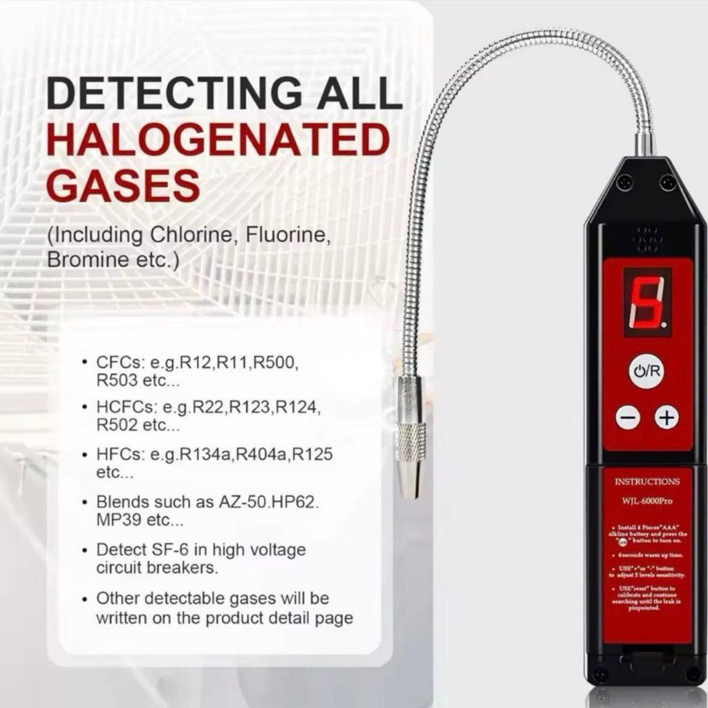 WJL-6000 Pro Alat Detektor Kebocoran Semua Pendingin AC Halogen Leak Detector Air Conditioning Refri