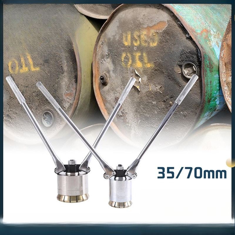 Alat Segel Drum Besar 35mm 70mm Oil Drum Lid Sealing Plier Tang Penyegel Tutup Drum Minyak Besi Baja