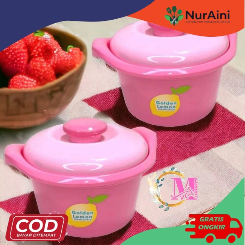 (CM) Basi Tutup Bulat Kecil BTBK-190 Golden Lemon