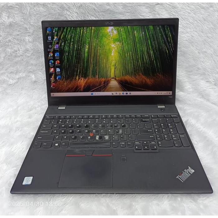 LAPTOP LENOVO THINKPAD T580 15 INCH CORE i5 GEN 8 RAM 16 GB SSD 256 GB LAYAR TOUCHSCREEN