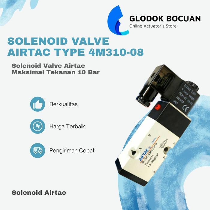 ACTUATOR SOLENOID NAMUR VALVE 4M310-08 4M 310-08 4M 310 08 AIRTAC - ac 220