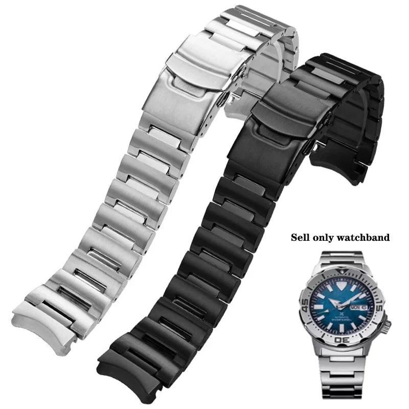 20mm Watch Bracelet for Seiko Monster Steel Band PROSPEX Series SRPH75K1 SRPD25K1 Stainless Steel Wa