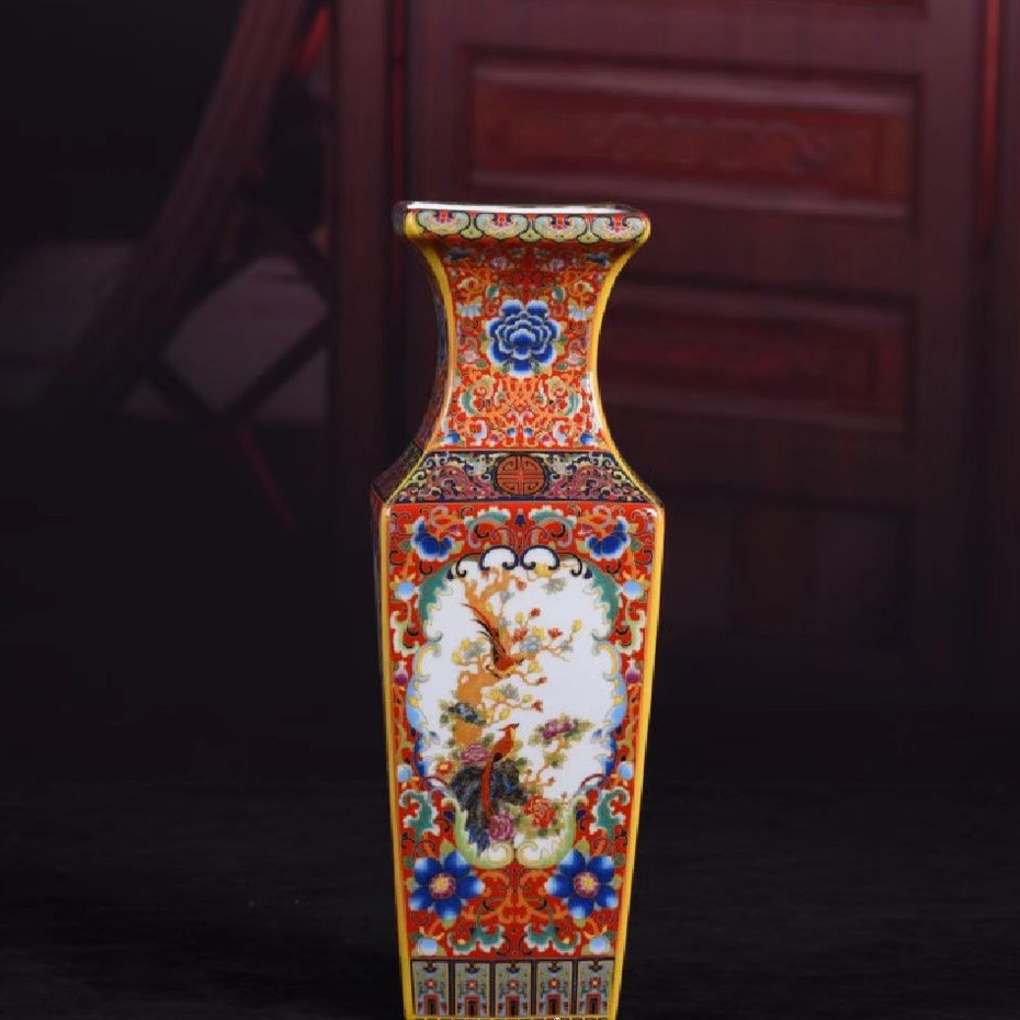 Pajangan Guci Vase Keramik Modern / Ceramic Vase 1177