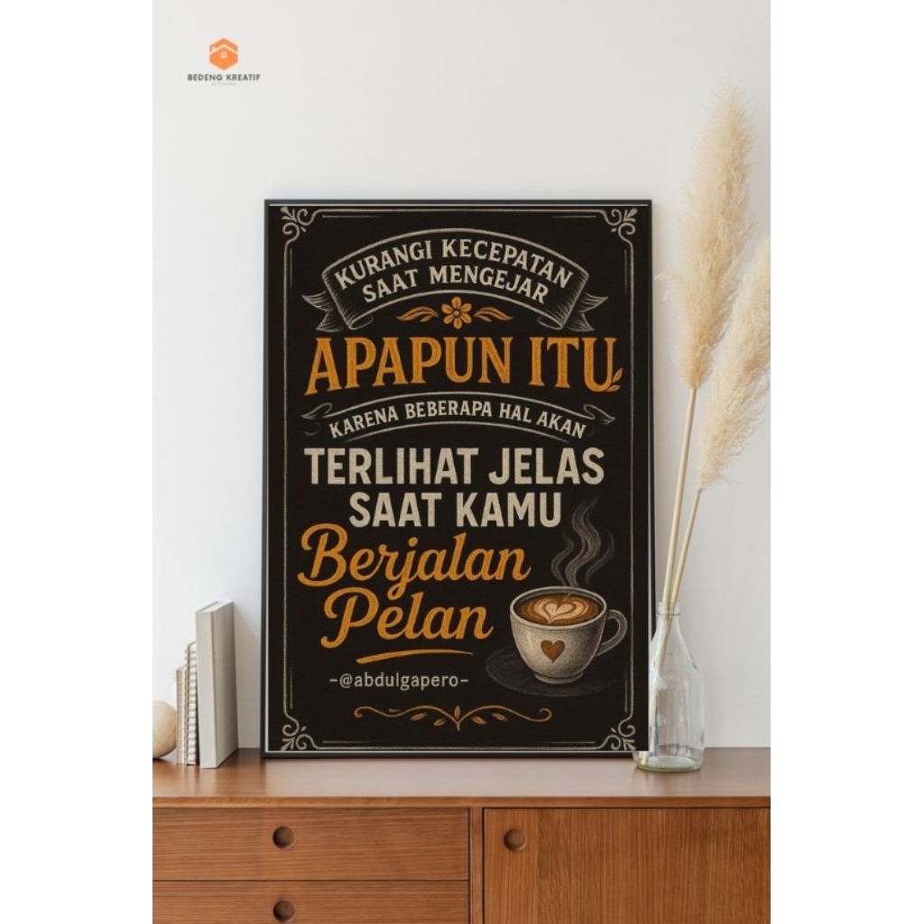 Poster kopi Hiasan dinding cafe