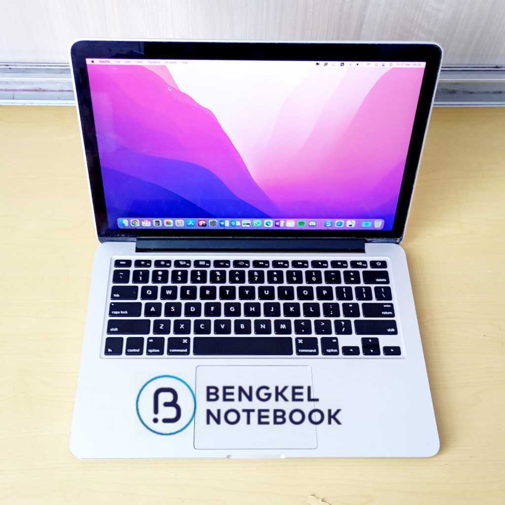 Laptop Macbook Pro Retina A1502 13" 2015 Core i5 2.7Ghz MacOS Monterey SSD 256GB Ram 8GB Charger Ada