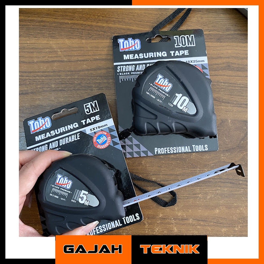 Toho Meteran 5M, 7.5M, 10 M  Black Premium Series