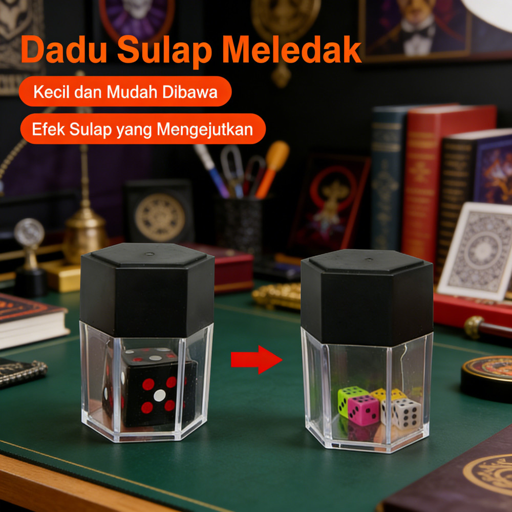 Sulap Dadu Exploding Boom - Dadu Small Magic Shop Sword - Buyar Alat - Shop Magic