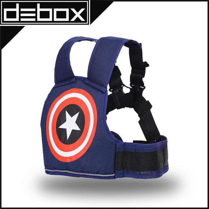 Gendongan Bayi Depan Belakang untuk bonceng motor anak sabuk bonceng - Captain America