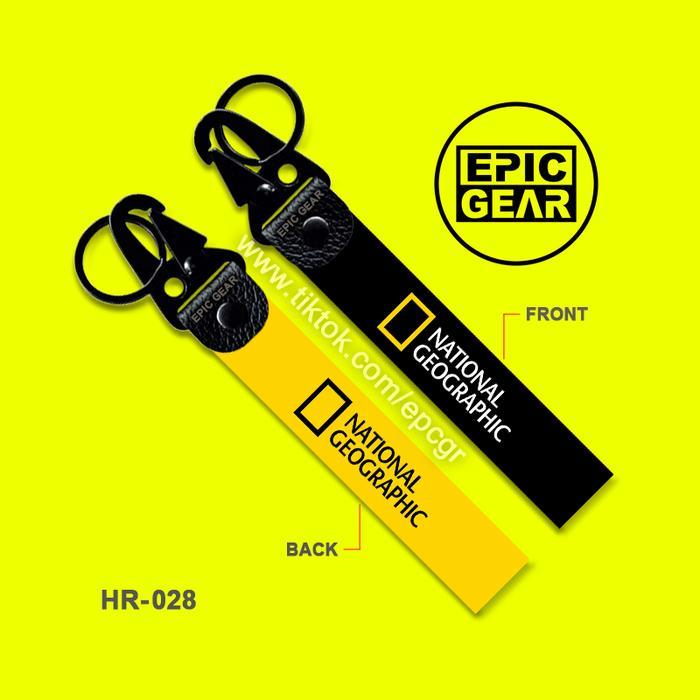 PROMO HIGH QUALITY GANTUNGAN KUNCI LOGO NATIONAL GEOGRAPHIC PREMIUM KEYCHAIN NAT GEO NATGEO KEY CHAI