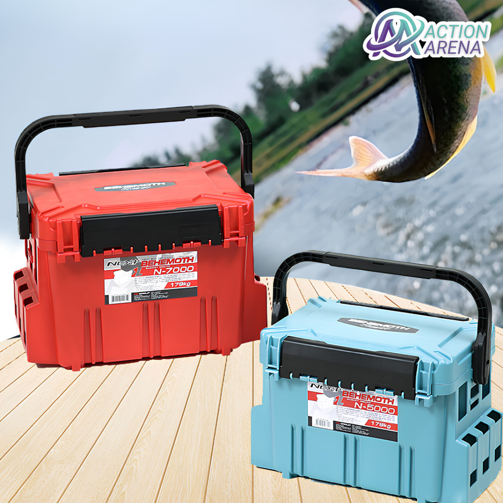 Kotak Perkakas Pancing Fishing Tackle Box Double Layer