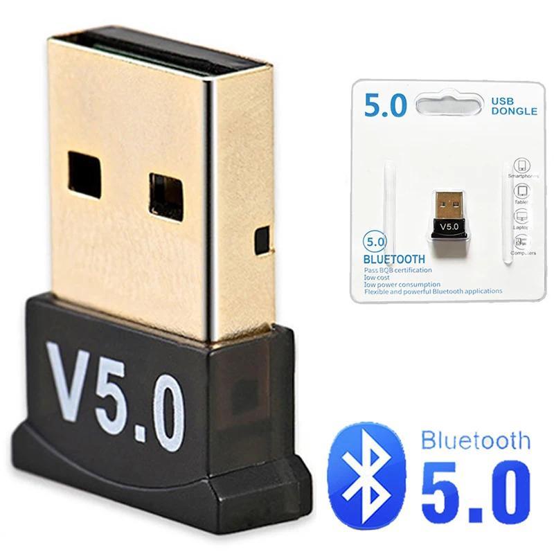 USB Bluetooth Receiver BT Transmitter Aptx Mini Adapter USB Bluetooth 5.0 Dongle V5.0 Driver Free Ad
