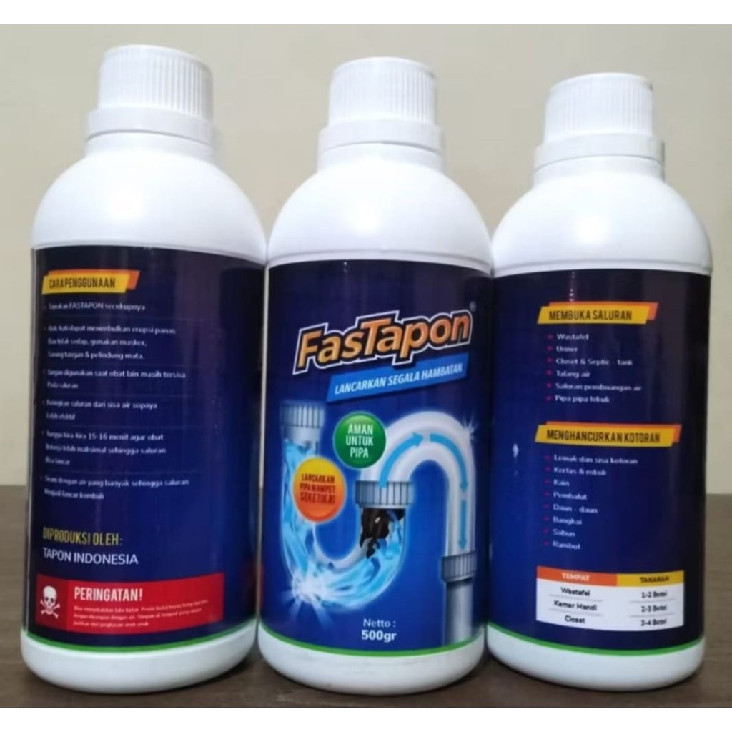 Fastapon Penghancur Sumbatan WC, Wastafel & Saluran Pipa