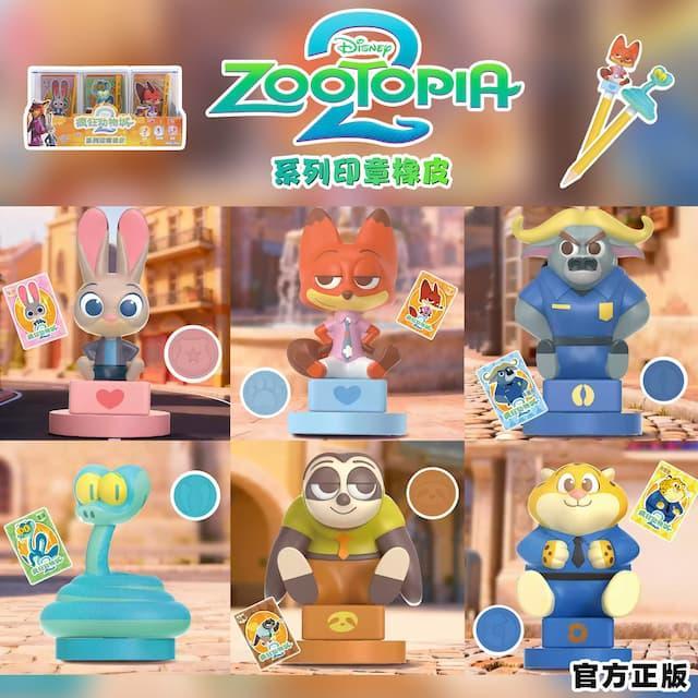 [TERBARU] Figure Zootopia 6-In-1 Action Figure Set PVC Gift Figure - 1 pcs