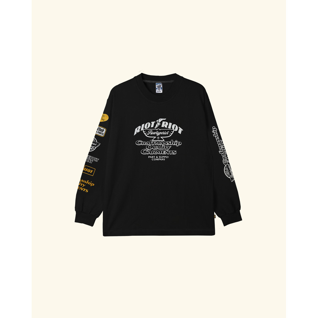RAWTYPE RIOT Riot Riot Long Sleeve - Black