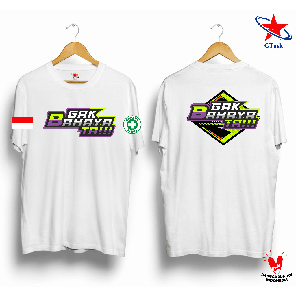 Kaos Distro Ga bahaya Ta? / Baju Gak Bahaya Ta Racing Style Viral