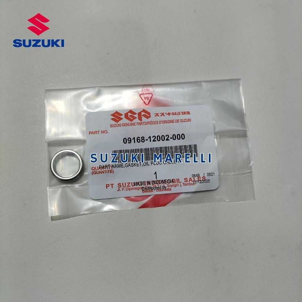 RING BAUT TAP OLI MESIN SHOGUN ATAU RING BAUT INTIP TOP COVER BAK MAGNET MESIN SUZUKI SHOGUN FL 125 
