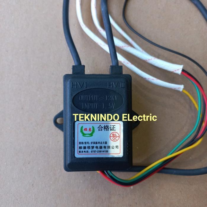 modul pemantik elektrik kompor gas quantum kompor tanam 2 kabel - hitam